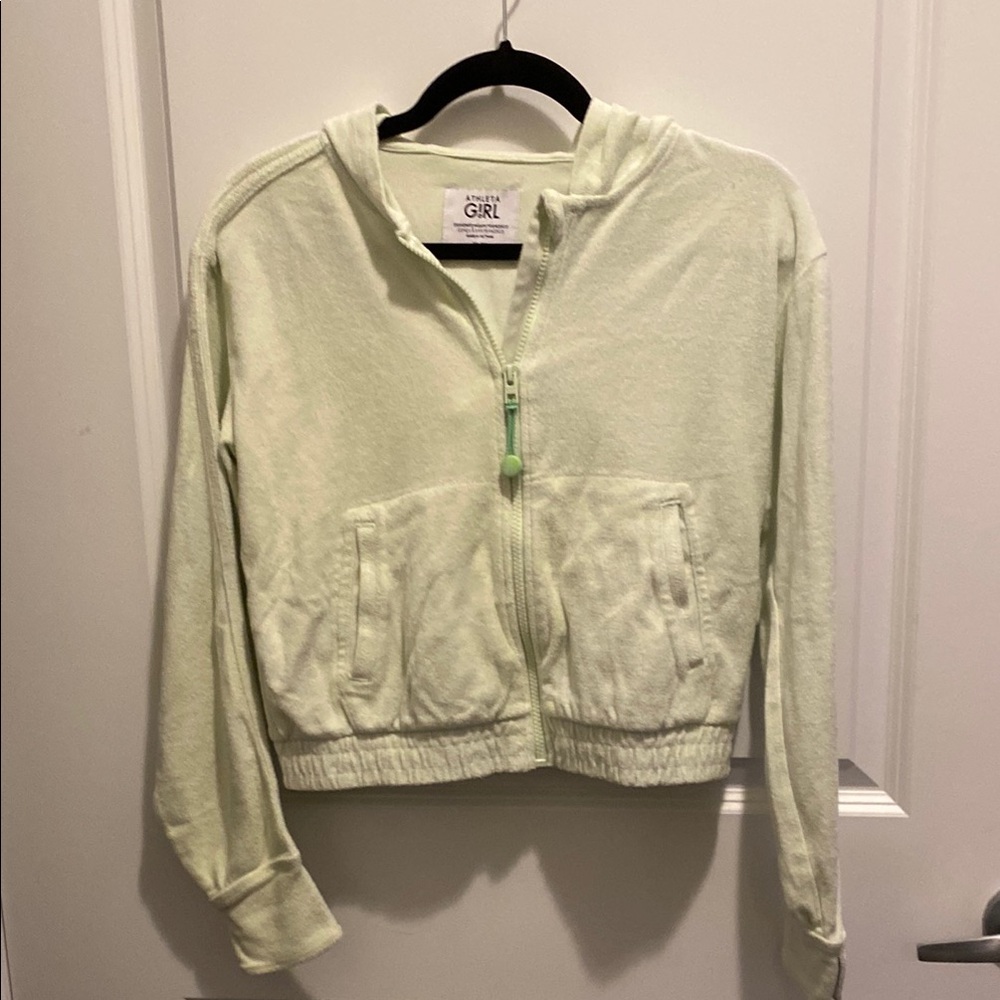 Athleta Green Hoodie Comfortable and Versatile